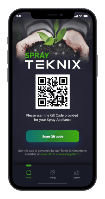 Spray Teknix mobile app